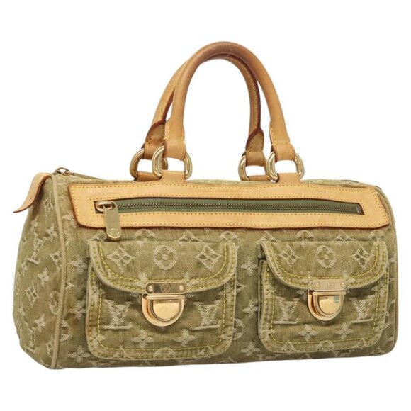 LOUIS VUITTON Monogram Denim Neo Speedy Hand Bag Riken M95215 LV Auth 127689V - Picture 1 of 14